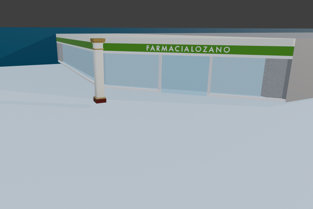 Escaparates modelados en Blender para el interior del mapa 3D